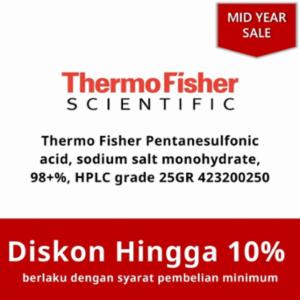 THERMO FISHER 1-Pentanesulfonic acid, sodium salt monohydrate, 98+%, HPLC grade 25GR 423200250