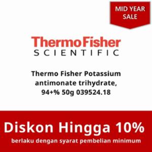 Thermo Fisher Potassium antimonate trihydrate, 94+% 50g 039524.18