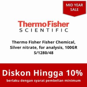 Thermo Fisher Fisher Chemical, Silver nitrate, for analysis, 100GR S/1280/48