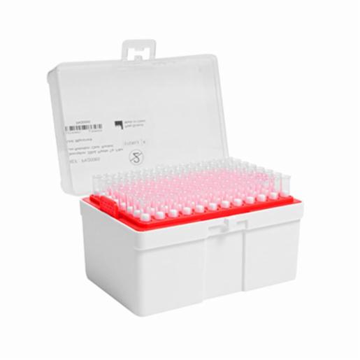 LabPRO QuickFit Pipette Tip 200uL, Filter, Clear, Racked, Sterile, 4,800pcs/carton LPCP0012