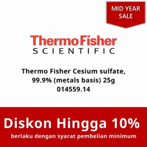 Thermo Fisher Cesium sulfate, 99.9% (metals basis) 25g 014559.14