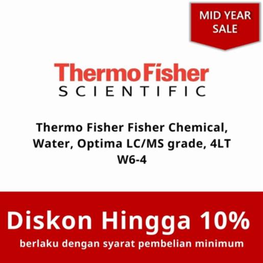 Thermo Fisher Fisher Chemical, Water, Optima LC/MS grade, 4LT W6-4